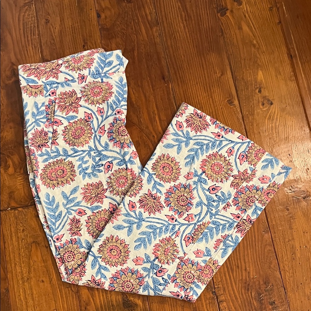 J.Crew Multicolor Floral Pants